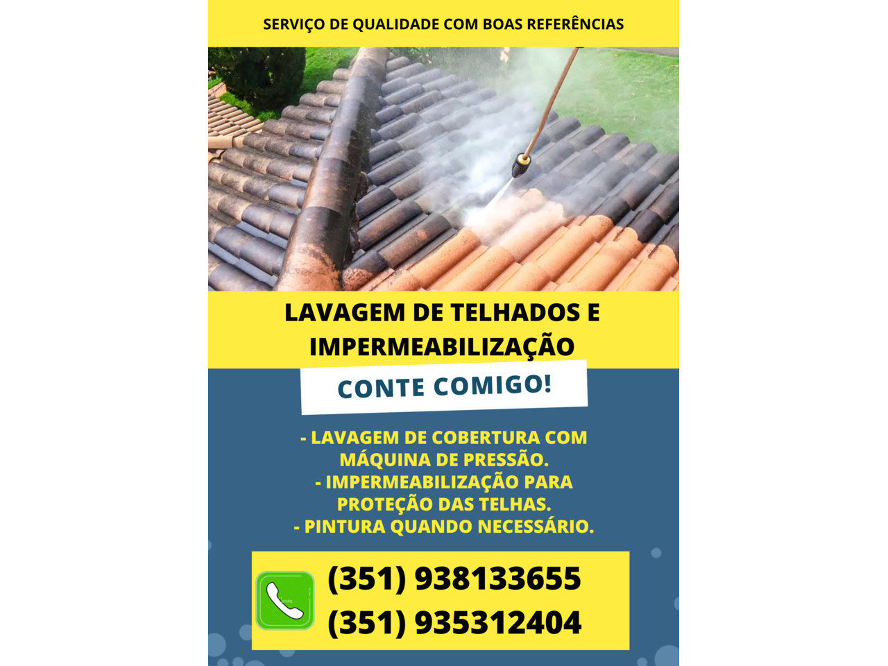 Limpeza de telhados e impermeabilização - 1