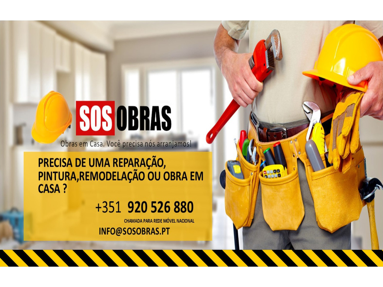 SOS Obras, pinturas, remodelações, canalizadores em Aveiro - 1